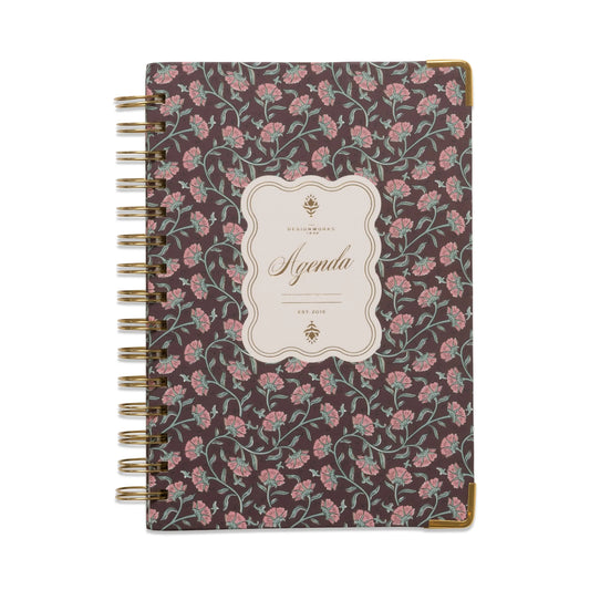 Undated 13MO Perpetual Planner - Burgundy Vintage