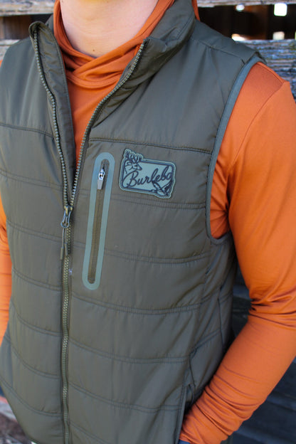 Puffer Vest- Mallard Green