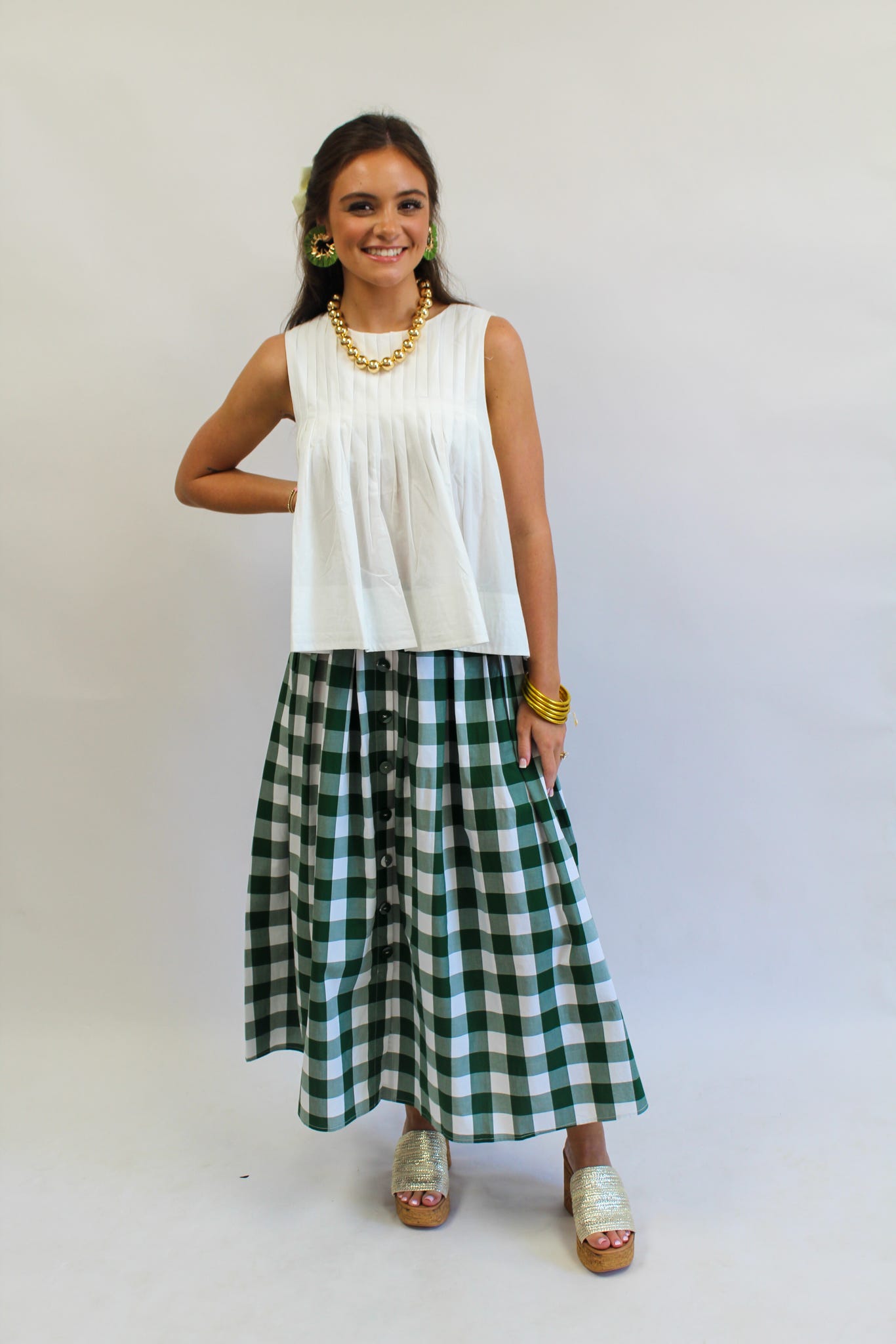 Fairway Favorite Midi Skirt