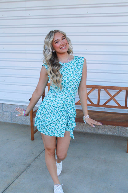 Retro Floral Romper