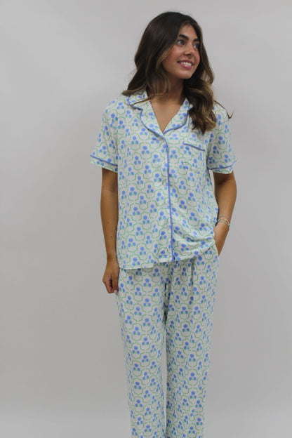 Pant Set Charlotte Sweetbrr Lttce Blu