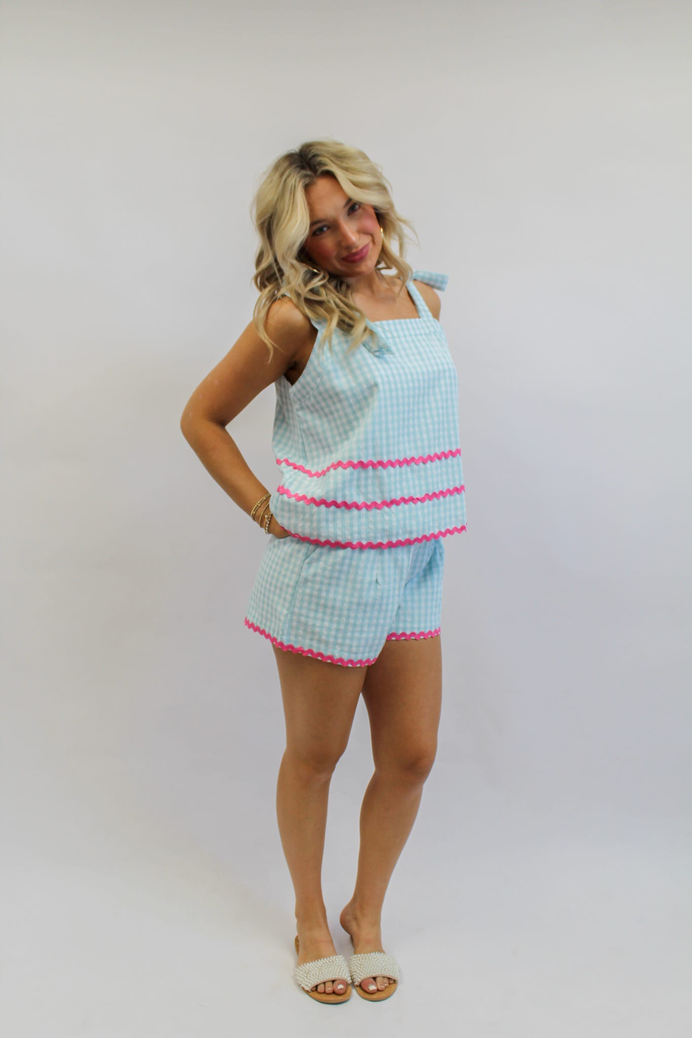 Grace Gingham Shorts