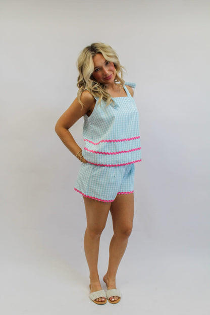 Grace Gingham Shorts