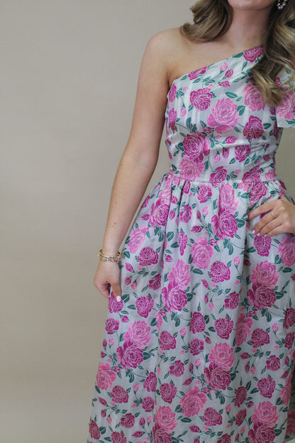 Miller Jacquard Bow Mini Dress