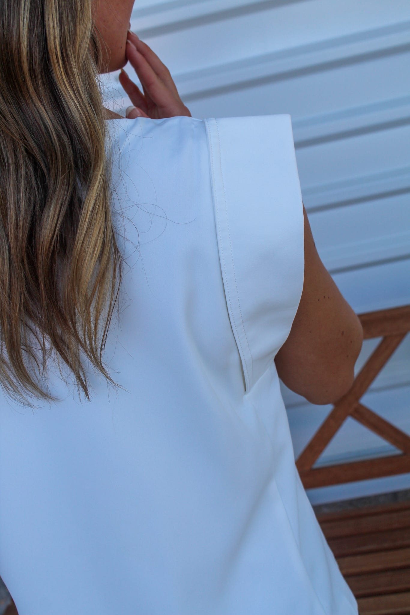 Manifesting Millions Sleeveless Top - White
