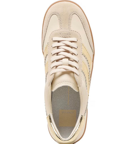 Merit White/Gold Leather