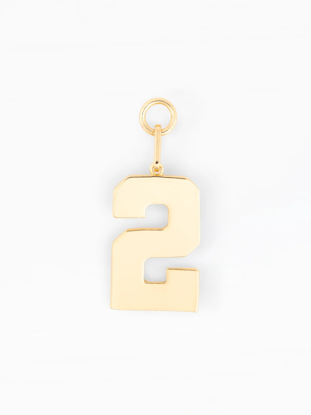 Varsity Number Bag Charm