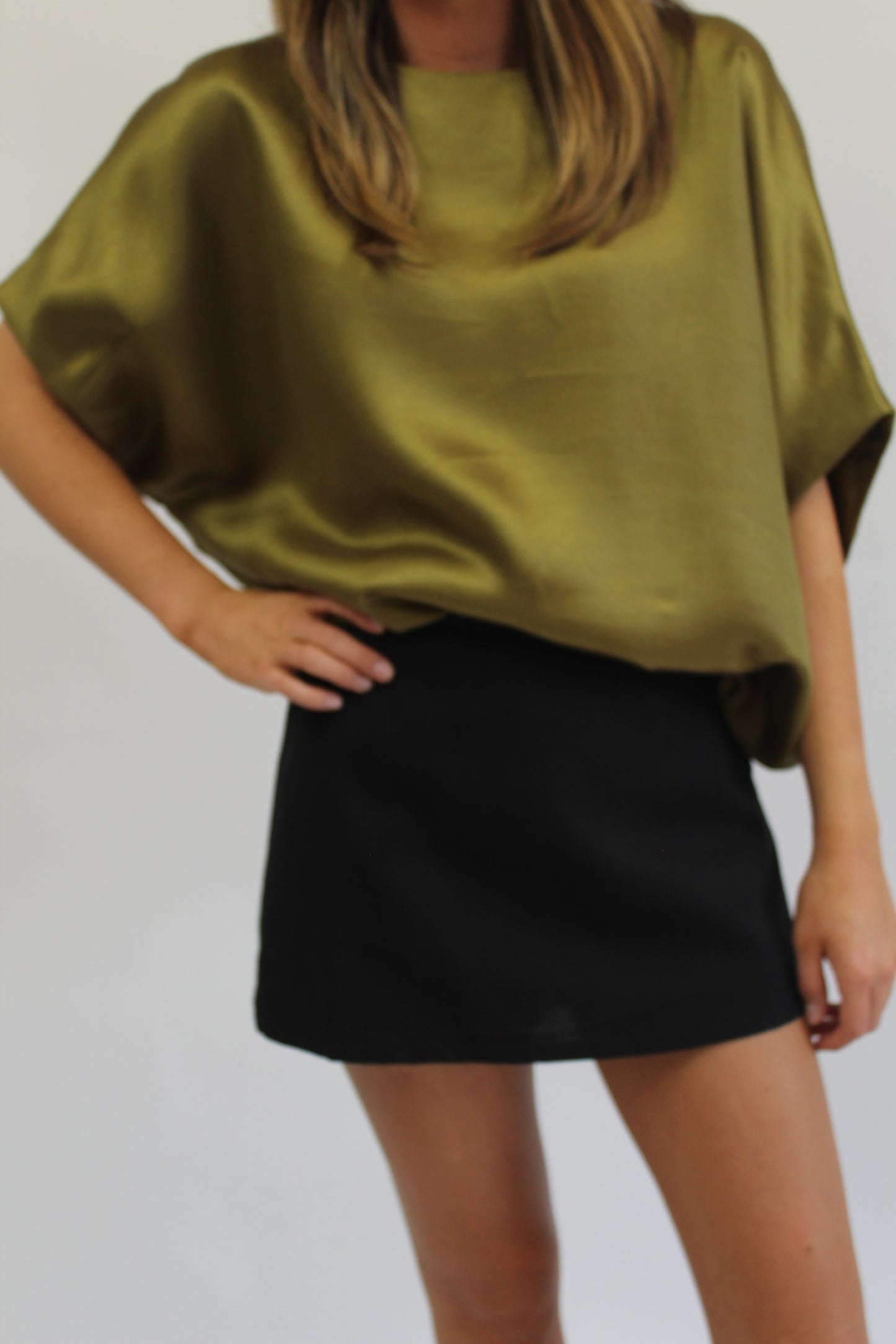 Uptown After Dark Black Skort