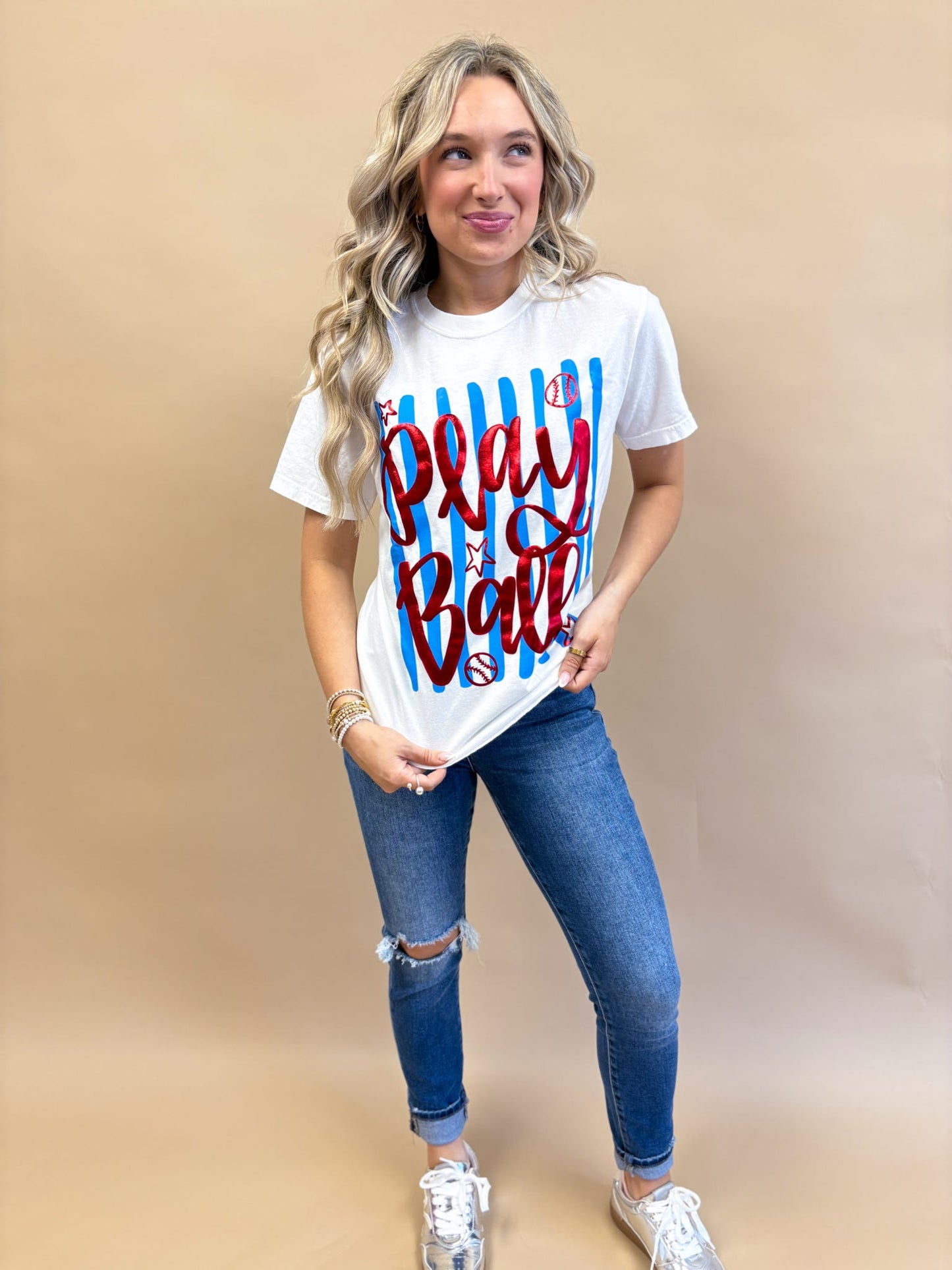 Play Ball Tee top