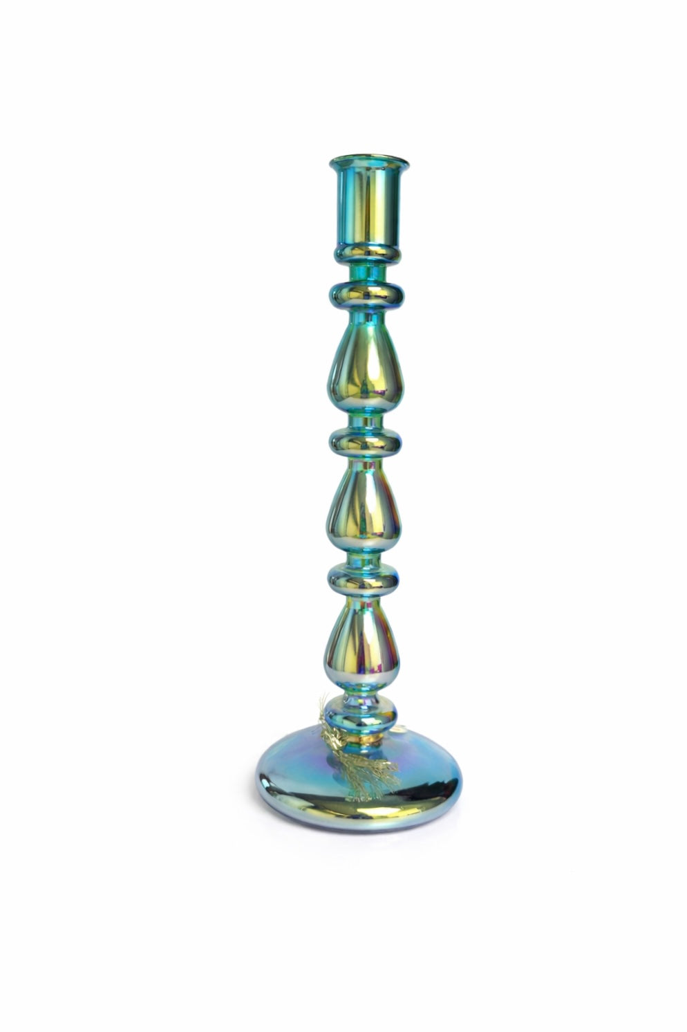 Opalescence Essence Taper Candle Holder, Glass, 8.5'' & 11''
