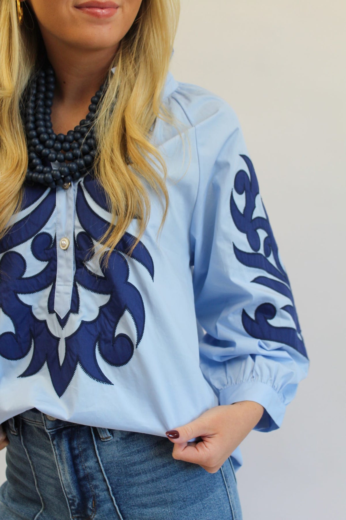 Summer Blues Top