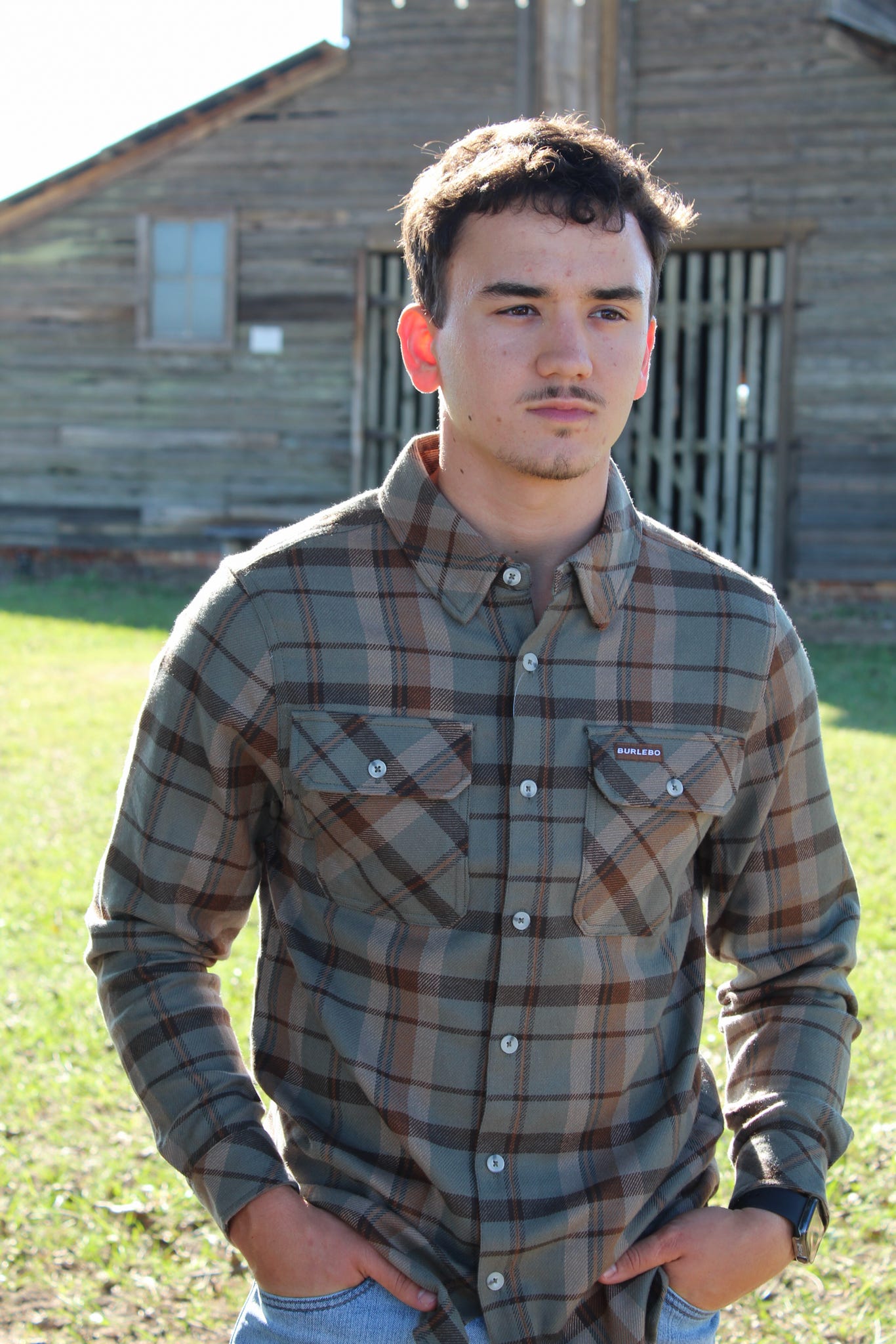 Flannel - Timber Brown