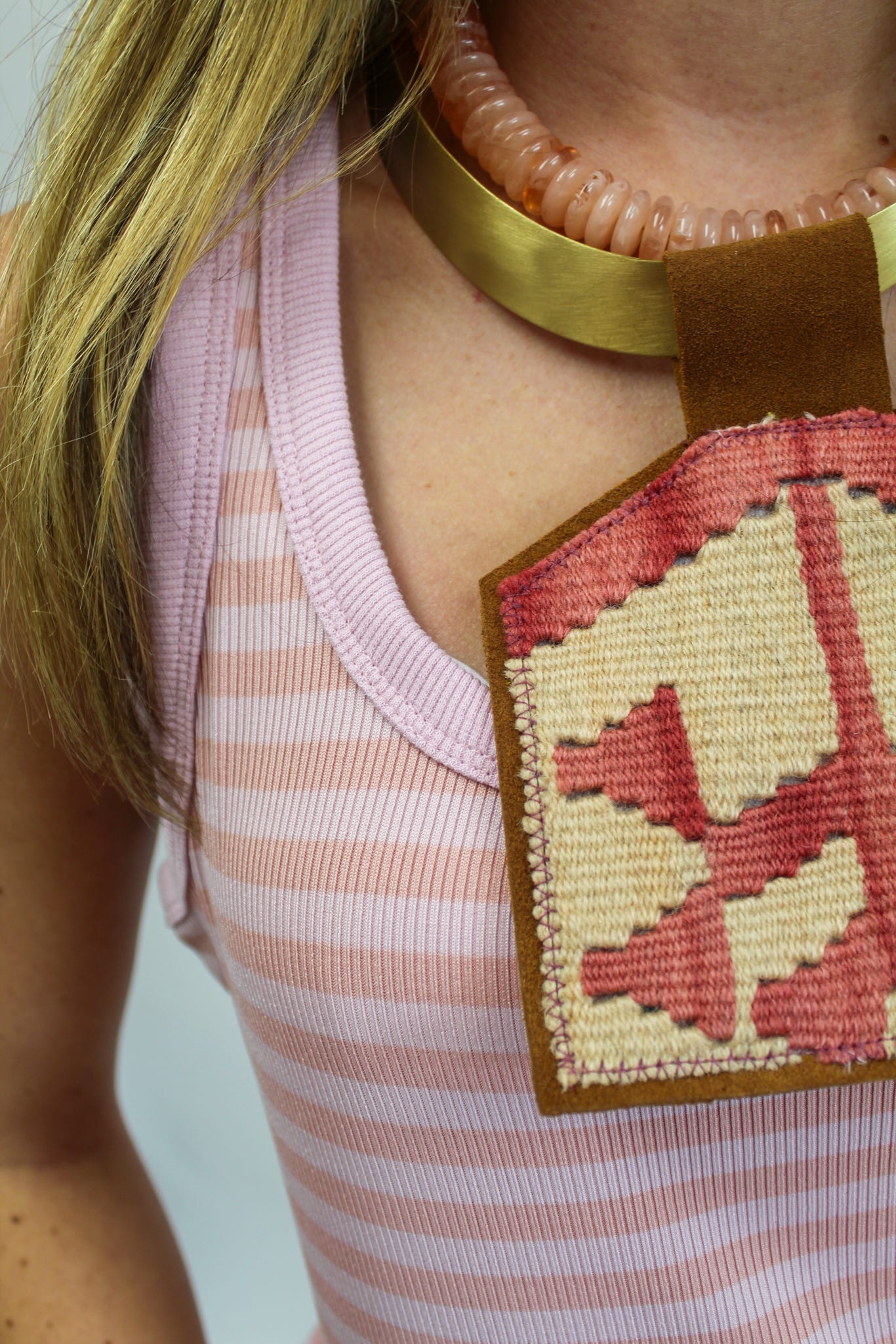 Pink Lemonade Stripe Tank Top