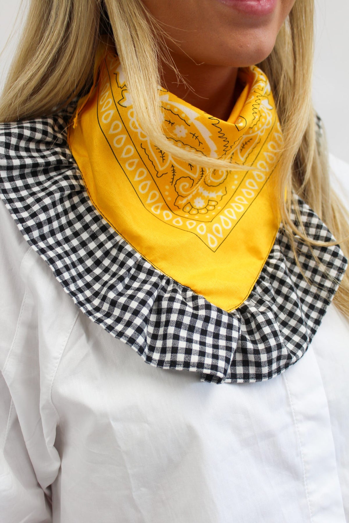 Asst Ruffled Bandana Scarf