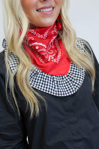 Asst Ruffled Bandana Scarf
