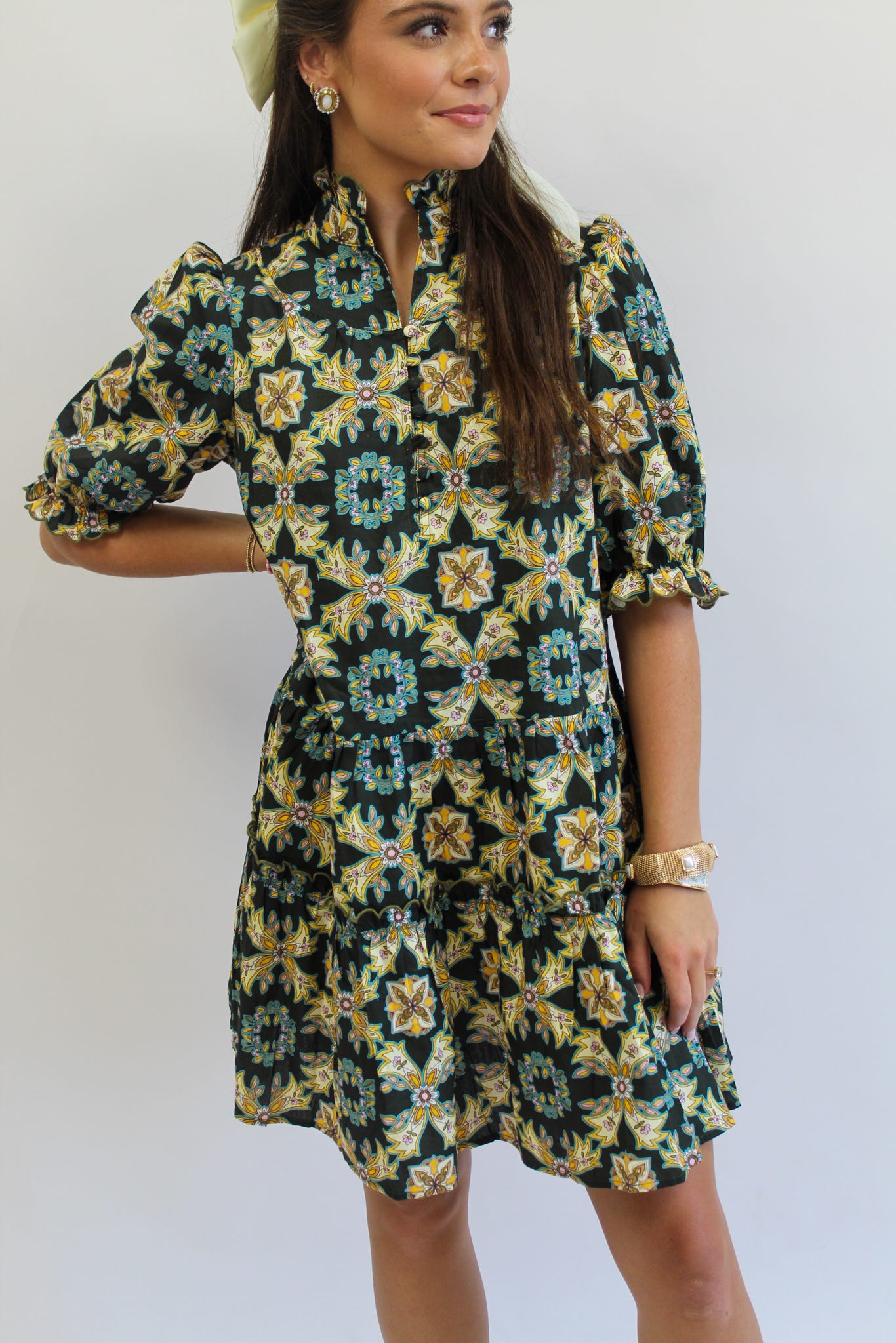 Sophisticated Scottie Mini Dress