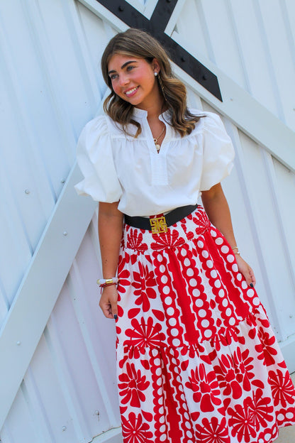 Caught on Camera Maxi Skirt Set