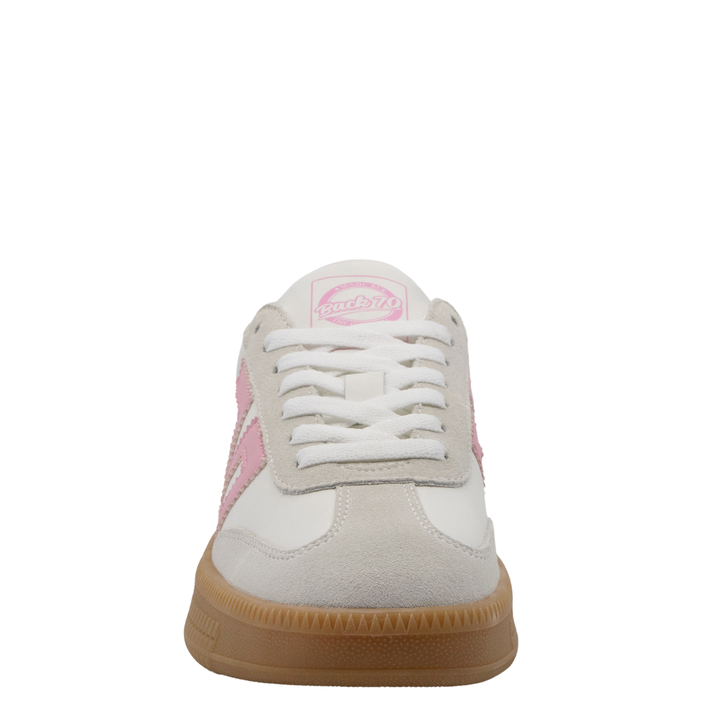 Double in Cow White Pink Back 70 Sneakers