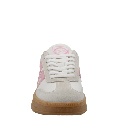 Double in Cow White Pink Back 70 Sneakers