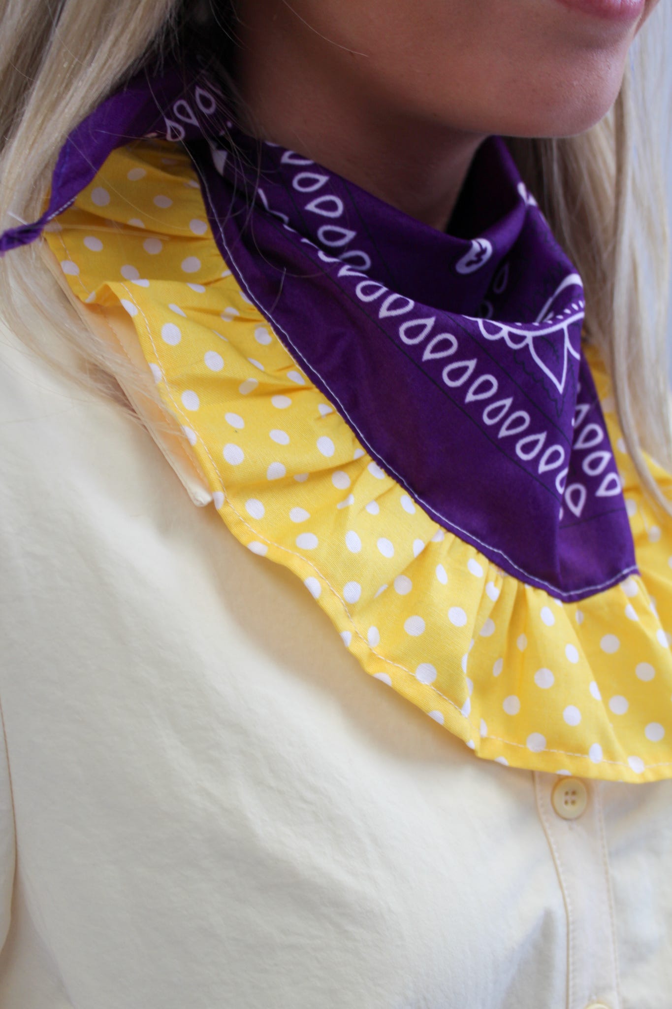 Asst Ruffled Bandana Scarf