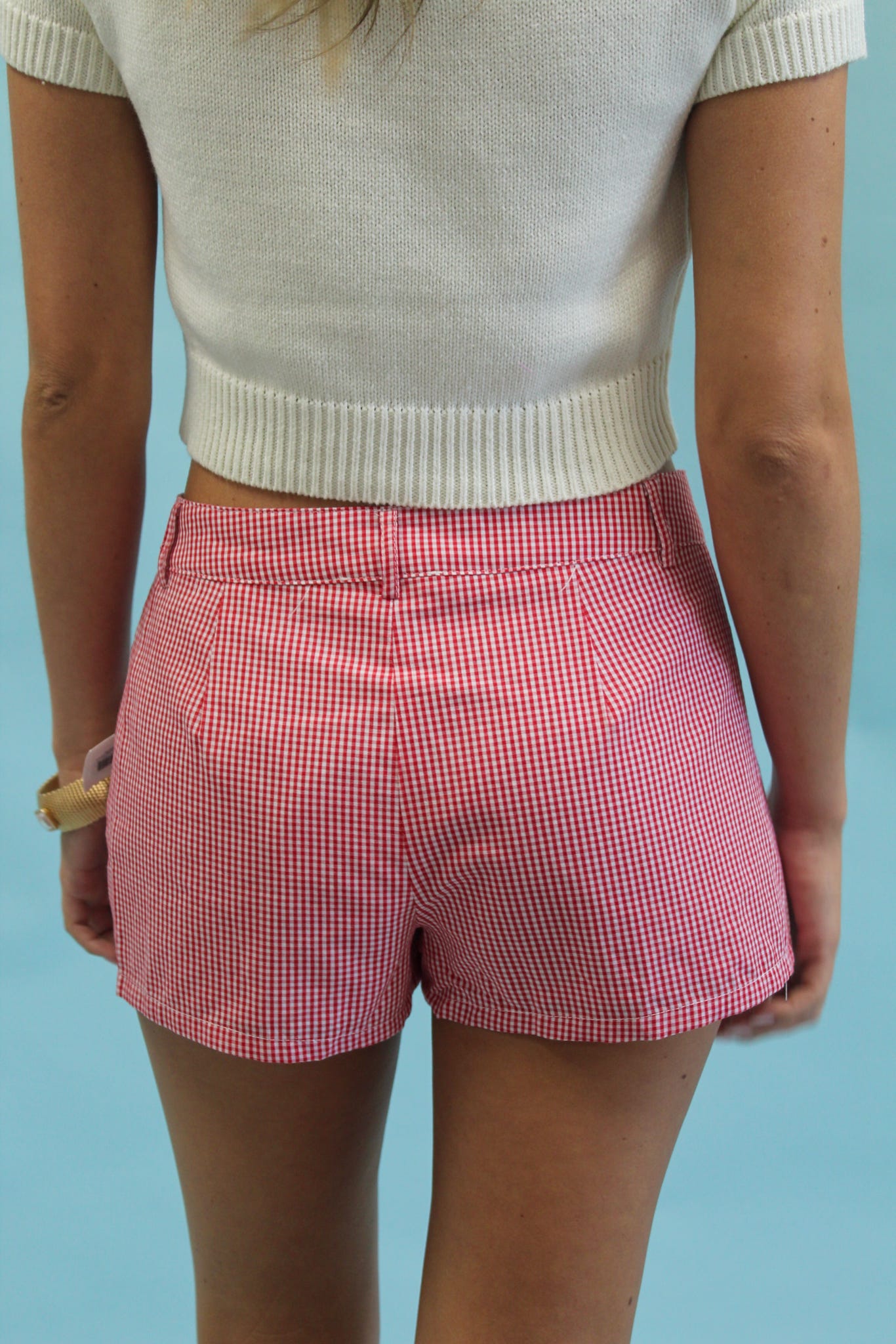 Hometown Honey Gingham Shorts