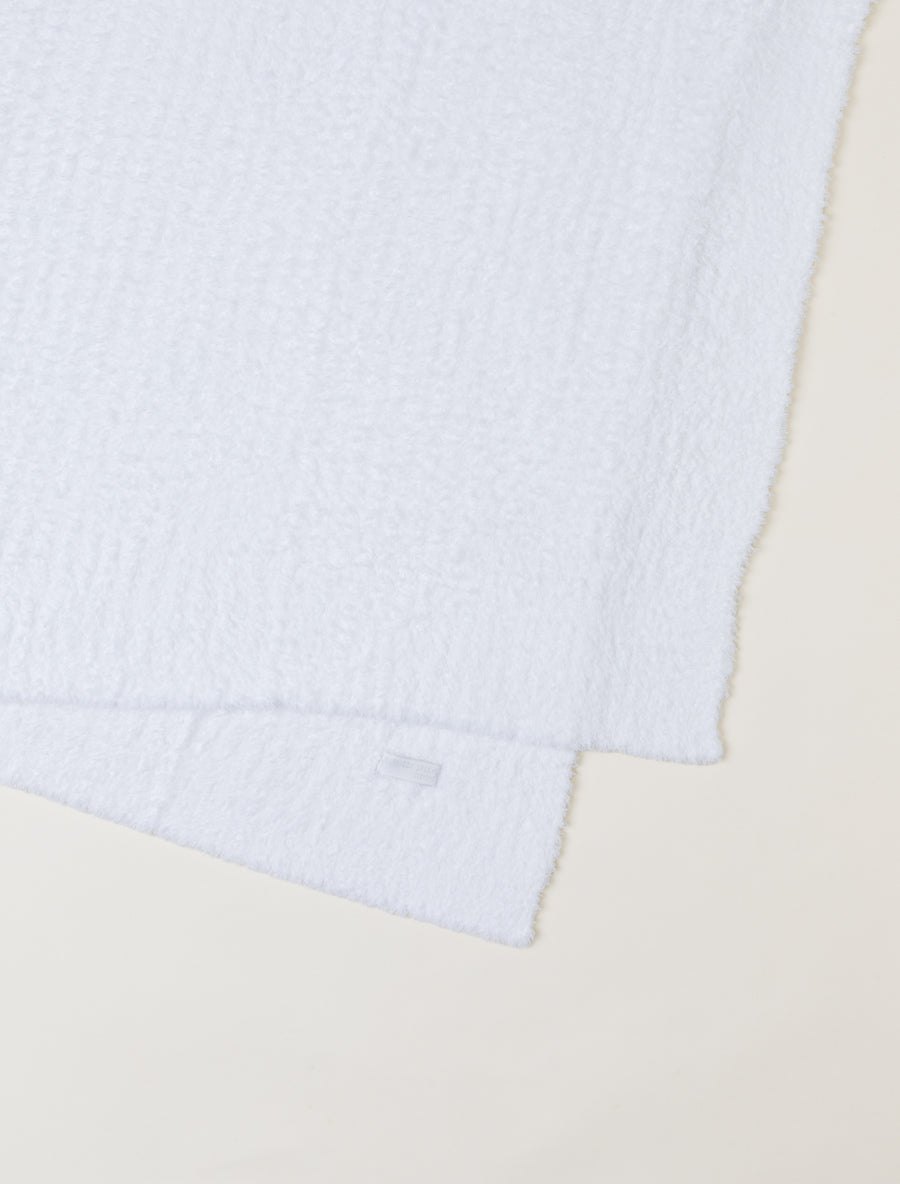 CozyChic Ribbed Throw White