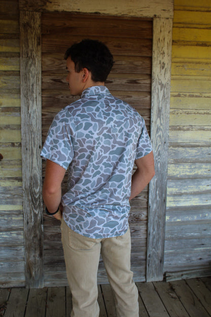Performance Western Shirt - Classic Deer Camo
