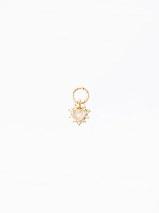 Charm Luxe Heart Stone