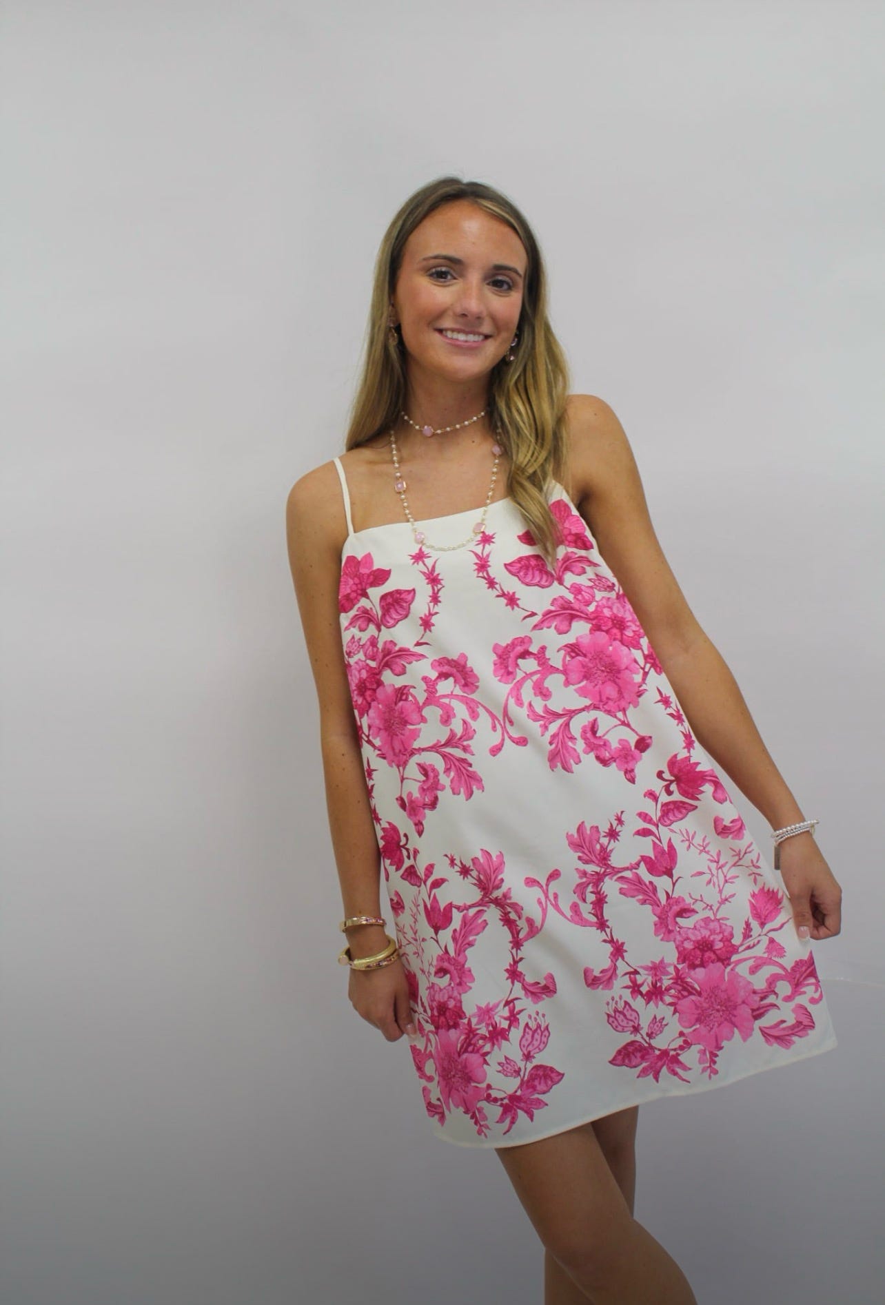 Pink Punch Bowl Mini Dress