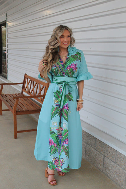 Gracie Dress Long and Add on Obi Sash Option