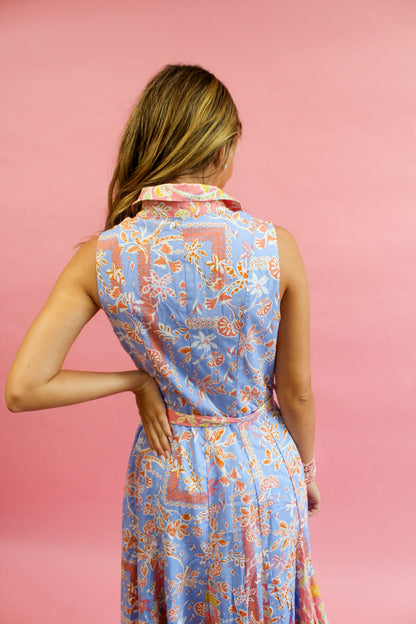 Rosalie Cornflower Midi Dress
