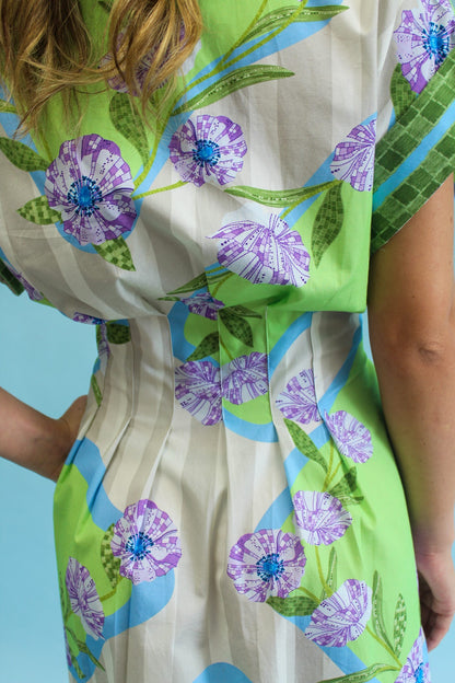 Lavender Bloom Mini Dress