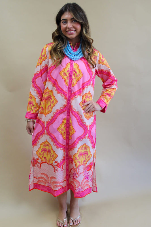 Eliza (Palm Mirages) Dress