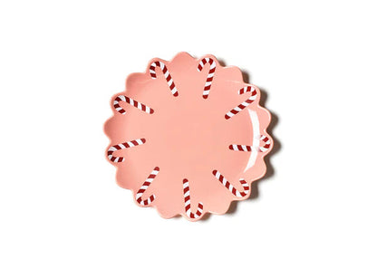 Provence Candy Cane Scalloped 13" Platter