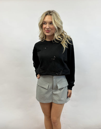 The London Leather Skort