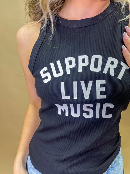 Support  Live Music Tank Top