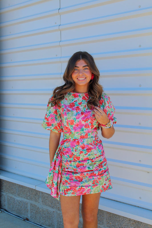 Peony Perfect Mini Dress