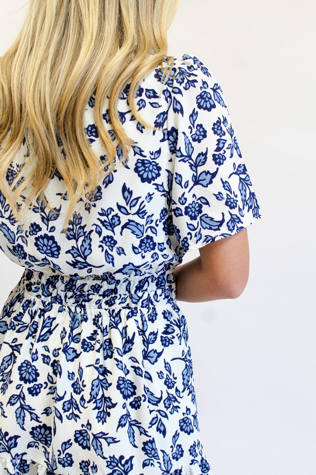 Tracey Mini Dress - Ivy Script Navy