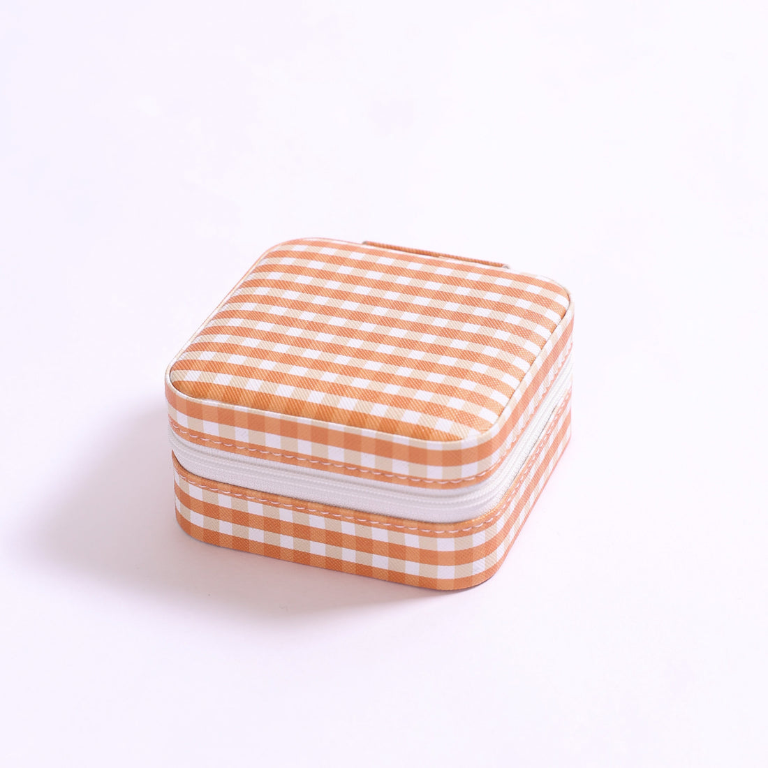 The Gingham Travel Jewelry Case
