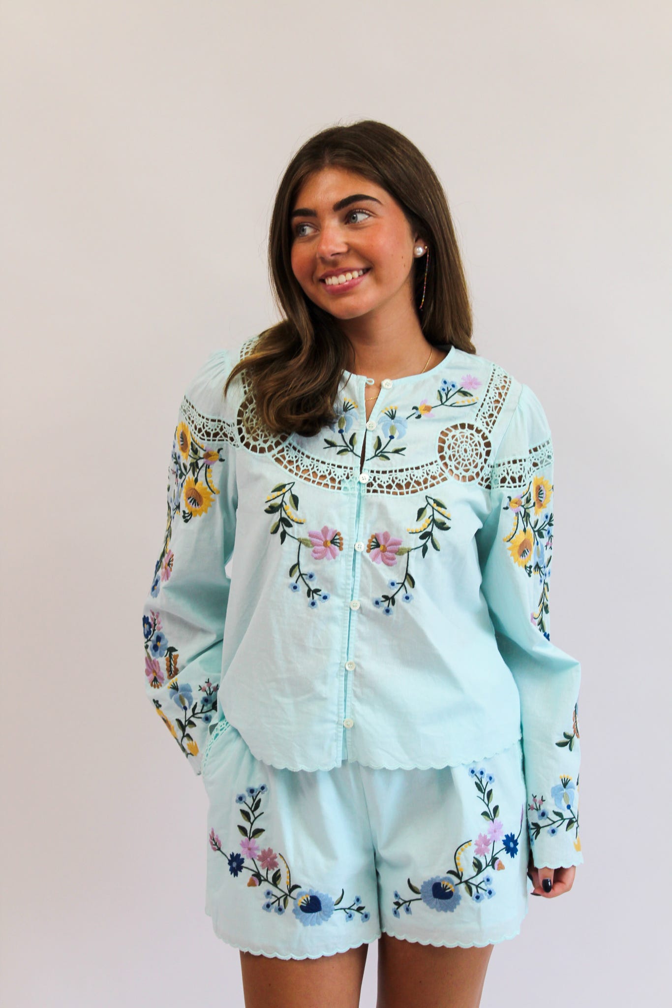 Maggie Reid Button Down Top