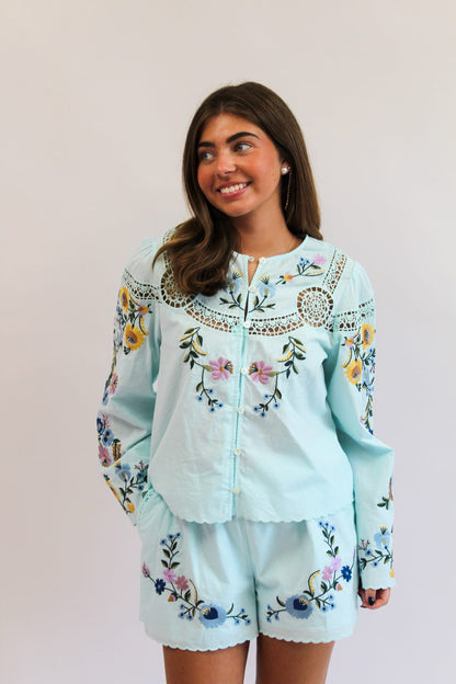 Maggie Reid Button Down Top