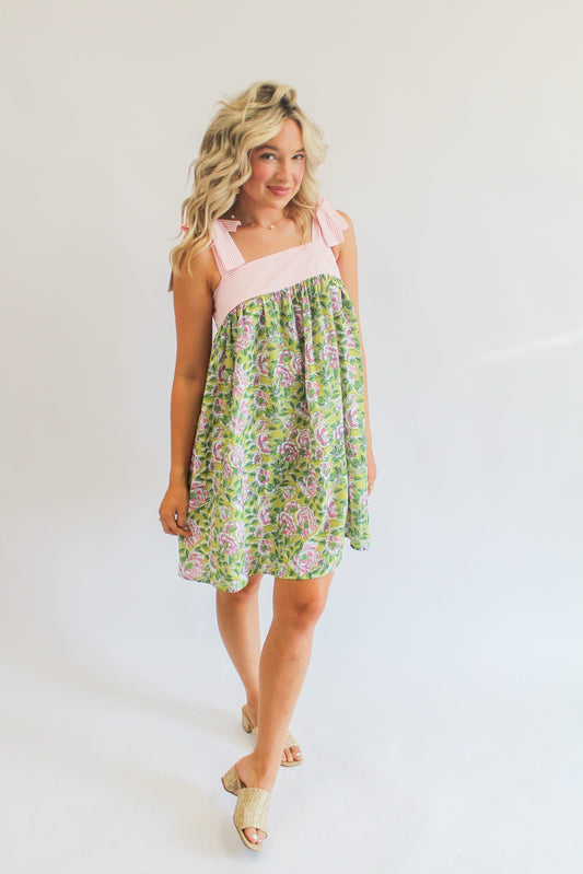 Vivian Pink Mini Dress
