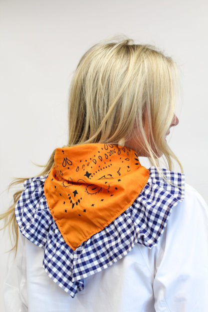 Asst Ruffled Bandana Scarf