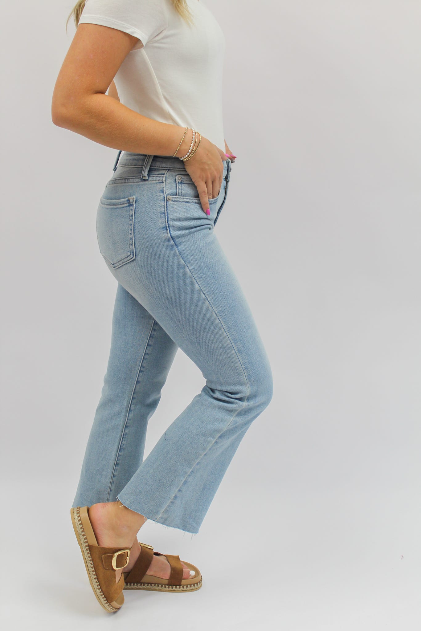 Cropped Flare Jeans