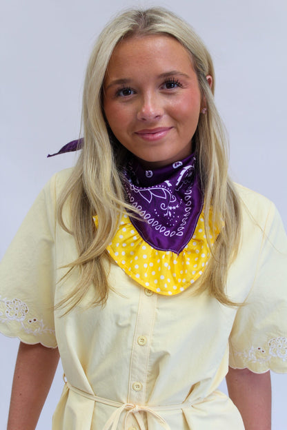 Asst Ruffled Bandana Scarf