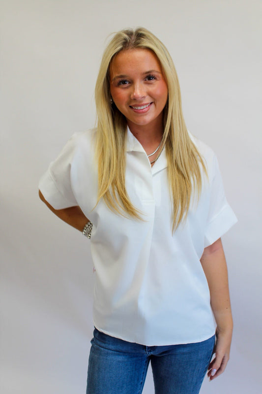 Simply Polished White Top