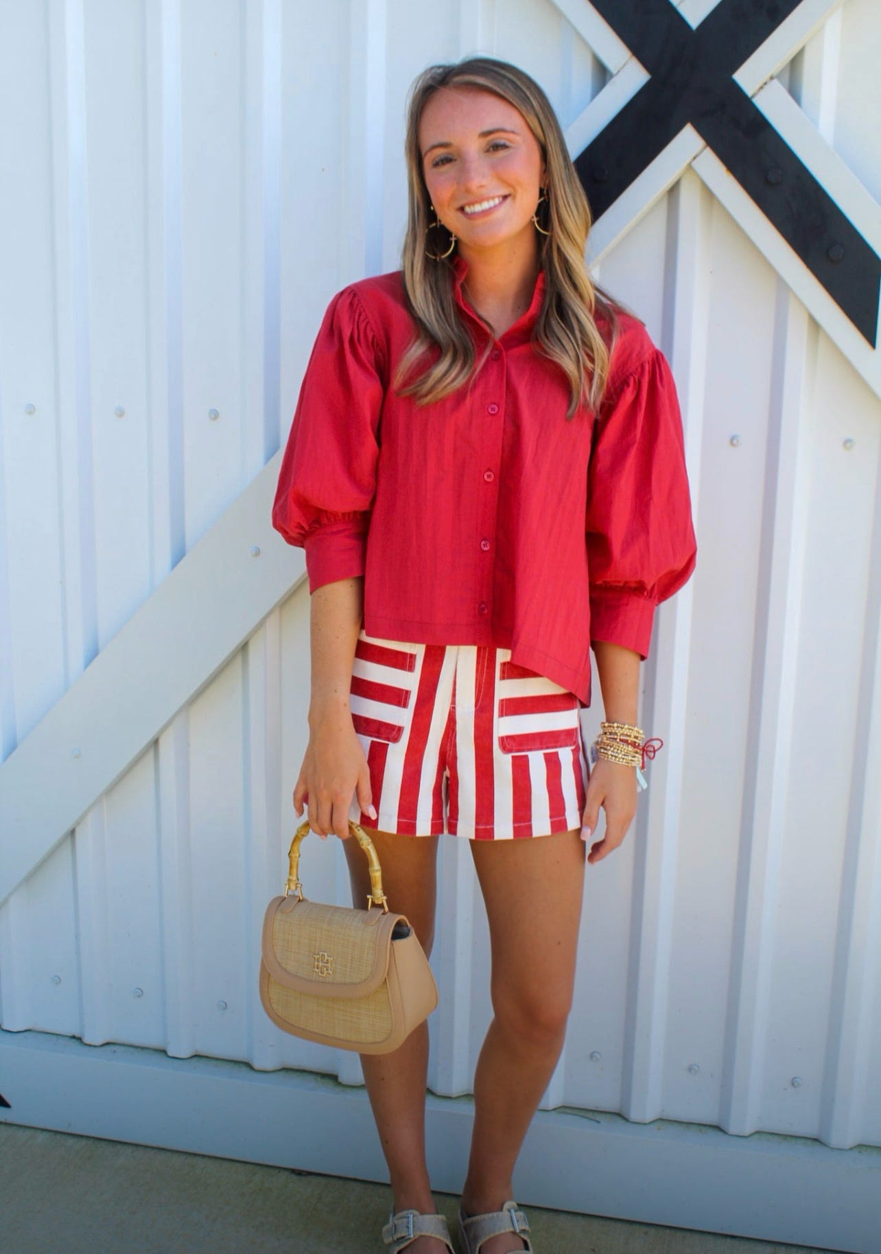 Timeless & True Solid Puff Sleeve Top