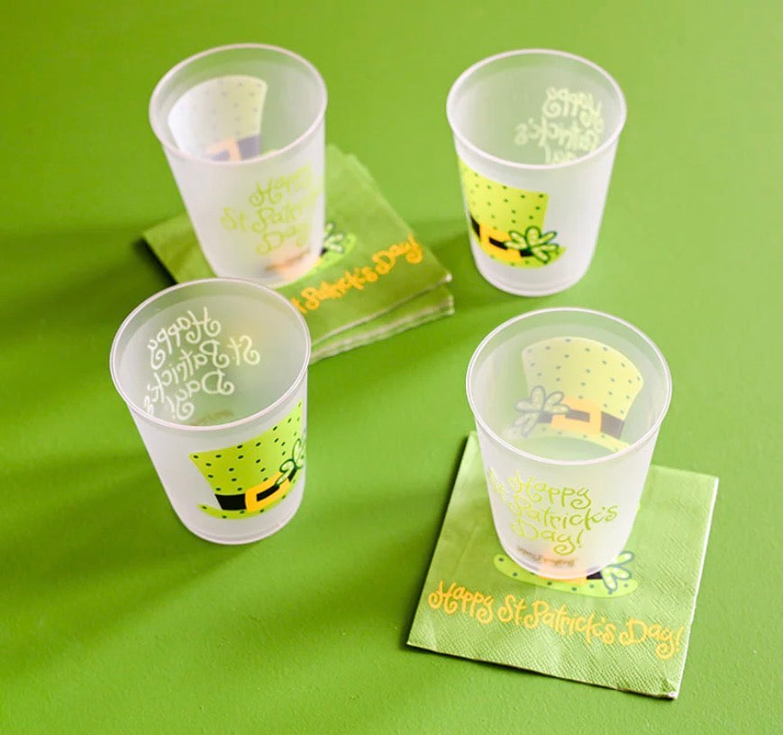 Leprechaun Hat Frosted Cups Set of 10