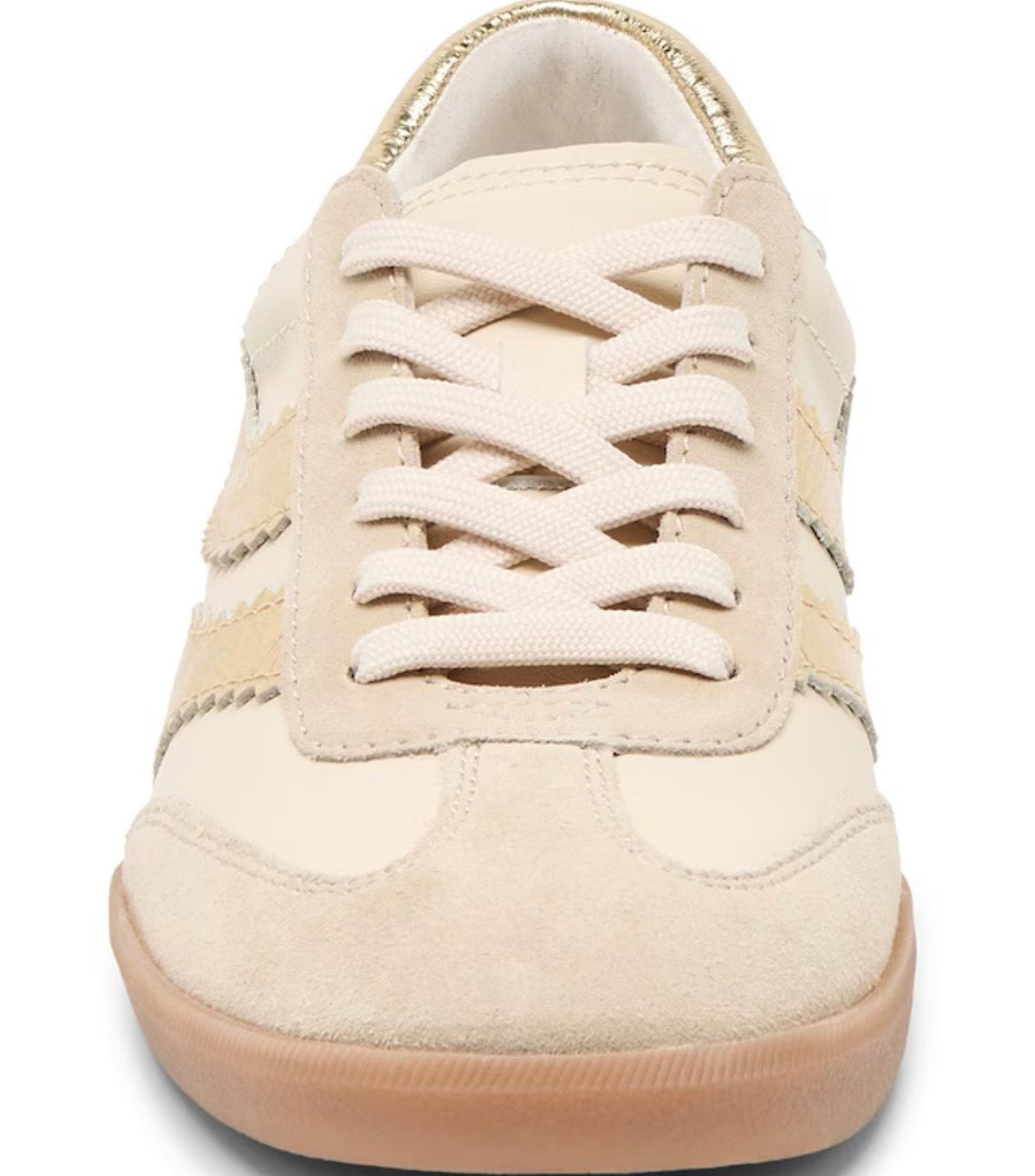Merit White/Gold Leather
