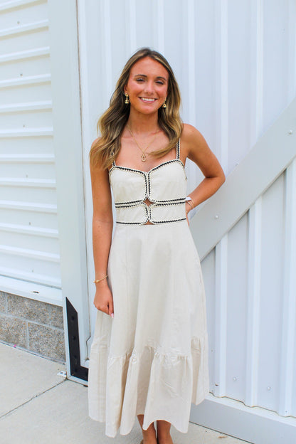 Sail Away Sweetheart Midi Dress